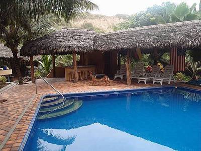 Large beachfront home or B&B for sale in Ecuador